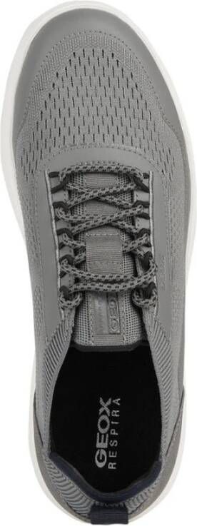 Geox Grijze Sneakers voor Mannen Gray Heren