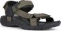 Geox Groene Grip Platte Sandalen voor Mannen Green Heren - Thumbnail 2