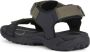 Geox Groene Grip Platte Sandalen voor Mannen Green Heren - Thumbnail 3