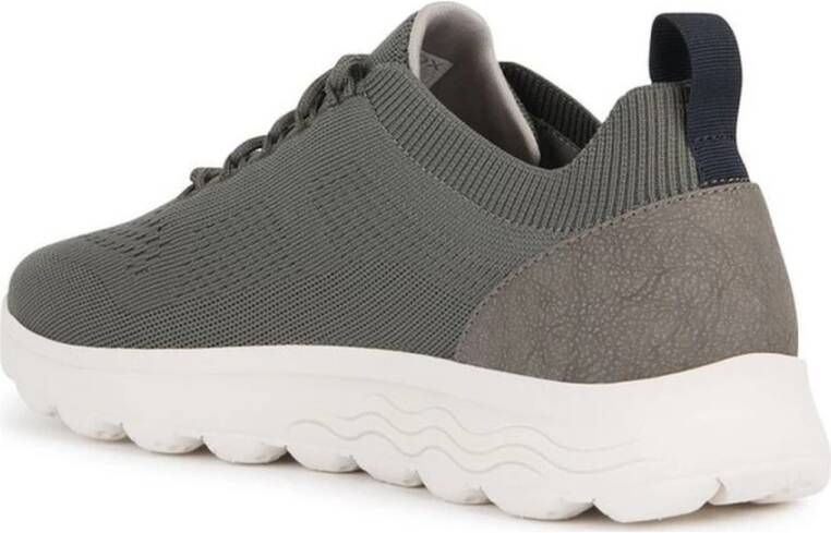 Geox Groene Sneakers voor Mannen Gray Heren