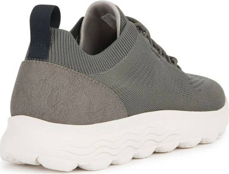 Geox Groene Sneakers voor Mannen Gray Heren