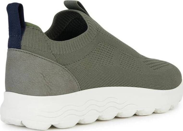 Geox Groene Sneakers voor Mannen Green Heren