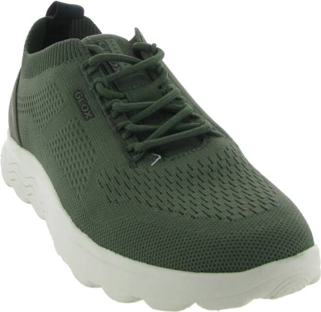 Geox Heren Boston Spherica Schoenen Green Heren