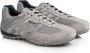 Geox Heren Snake Sneakers Grijs Leer Gray Heren - Thumbnail 2