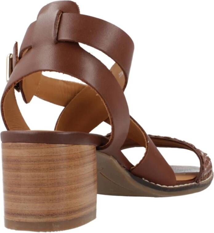 Geox High Heel Sandals Brown Dames