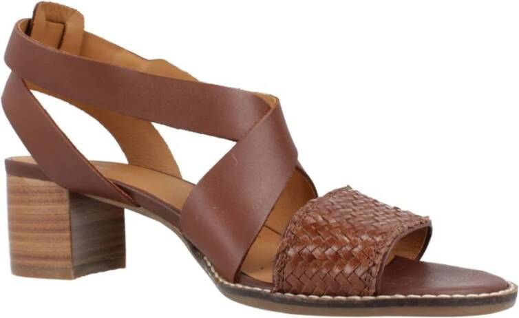 Geox High Heel Sandals Brown Dames