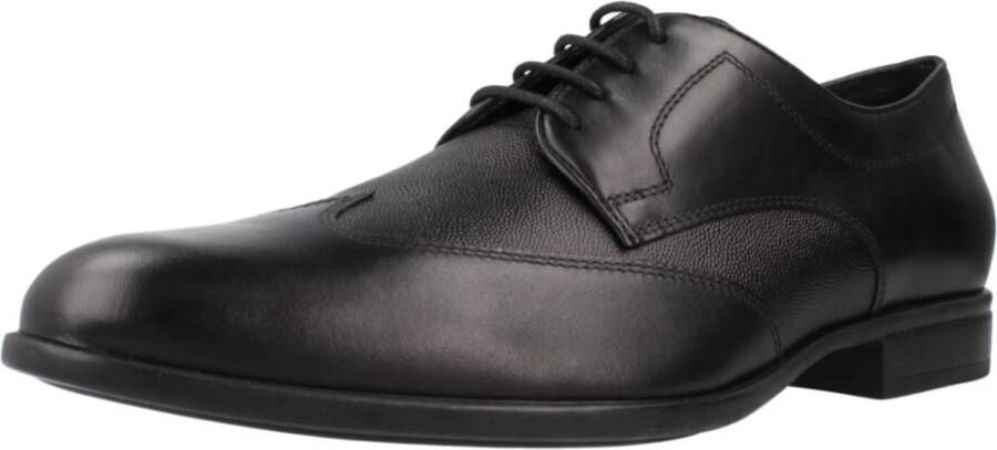 Geox Klassieke Business Schoenen Iacopo Black Heren