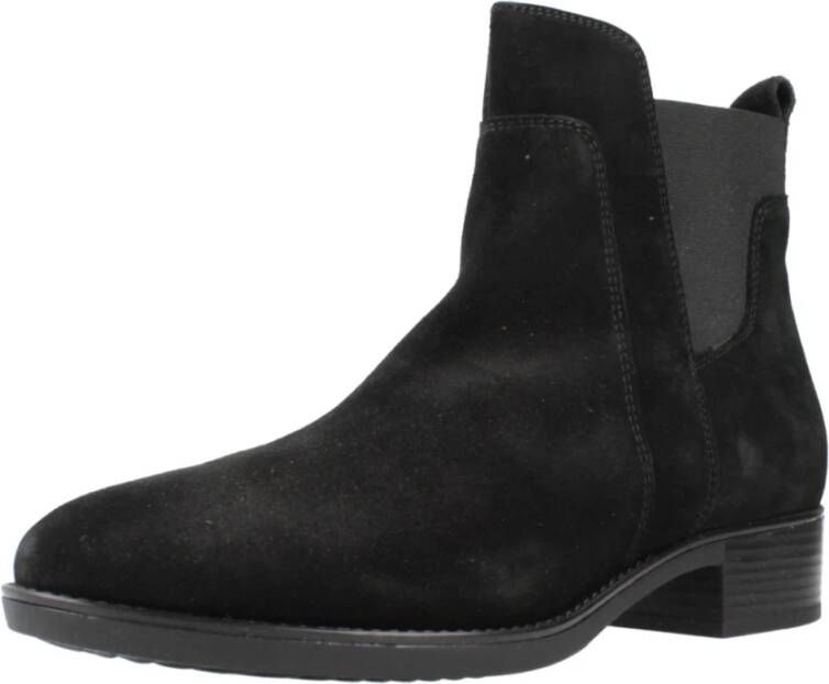 Geox Klassieke Chelsea Boots Felicity Style Black Dames