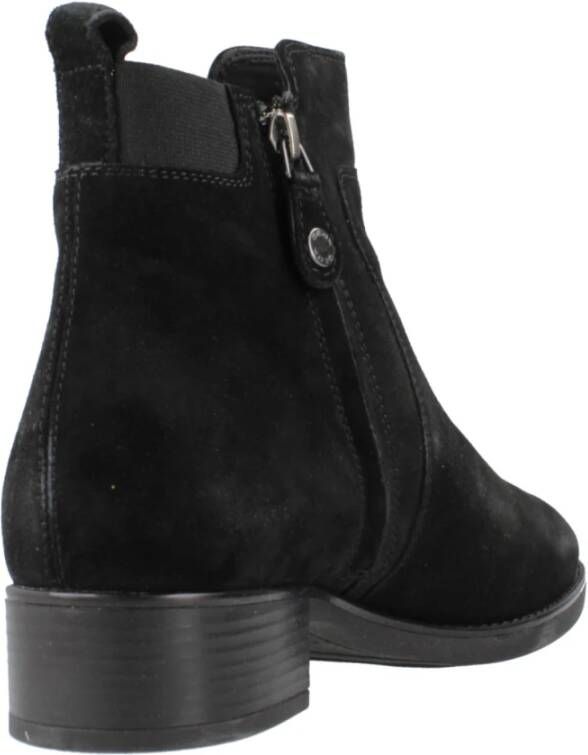 Geox Klassieke Chelsea Boots Felicity Style Black Dames