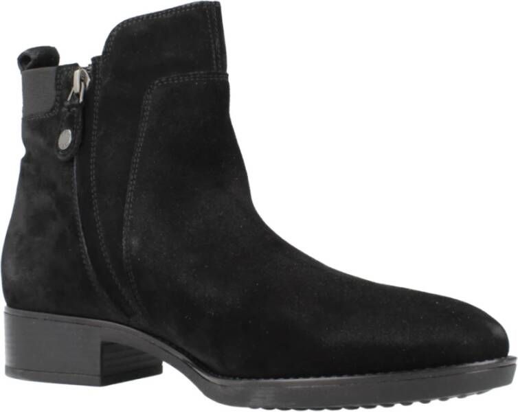 Geox Klassieke Chelsea Boots Felicity Style Black Dames