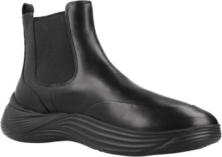 Geox Klassieke Chelsea Boots met Fluctis Design Black Dames