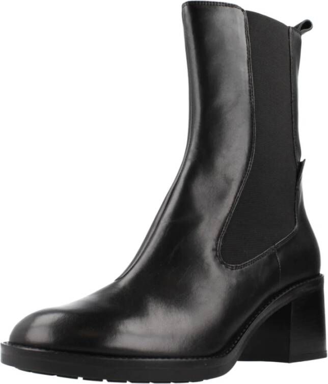 Geox Klassieke Chelsea Boots voor vrouwen Black Dames