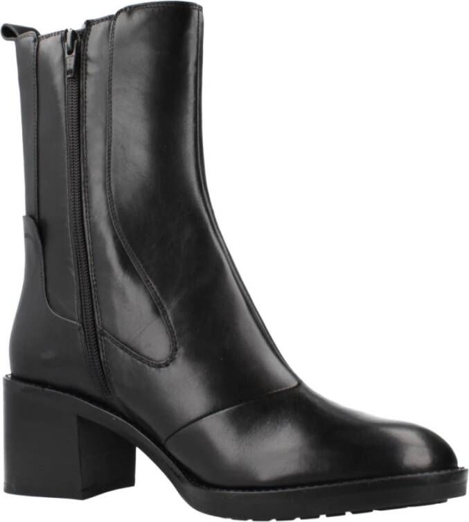 Geox Klassieke Chelsea Boots voor vrouwen Black Dames