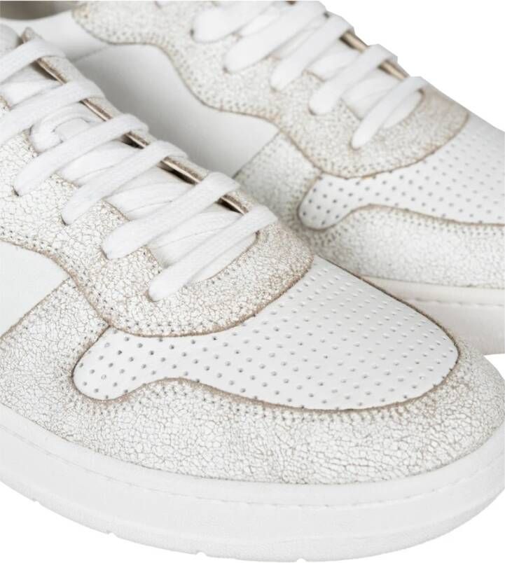 Geox Klassieke Vetersneakers White Heren