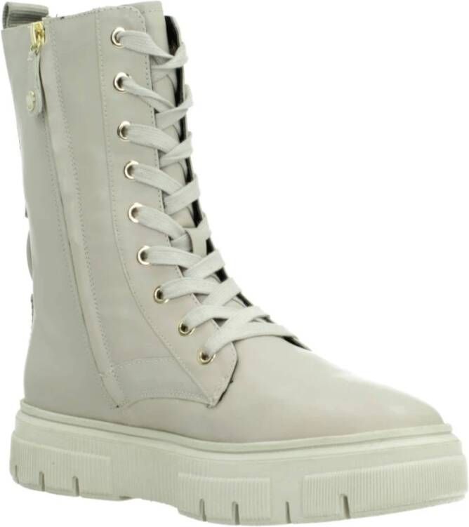 Geox Lace-up Boots Beige Dames