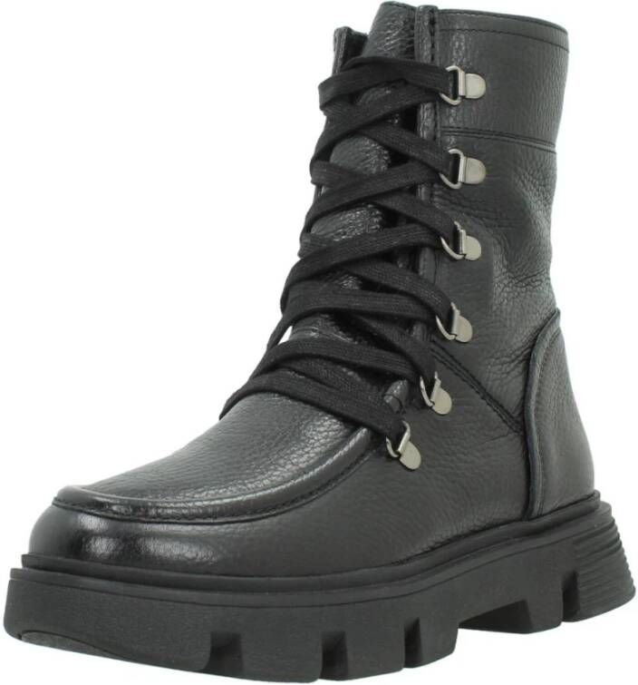 Geox Lace-up Boots Black Dames