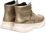 Geox Vetersneakers met metallic glans Yellow Dames - Thumbnail 3