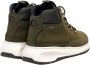 Geox Hoogwaardige Veterschoenen met Ronde Neus en Logo Zool Groen Dames - Thumbnail 2