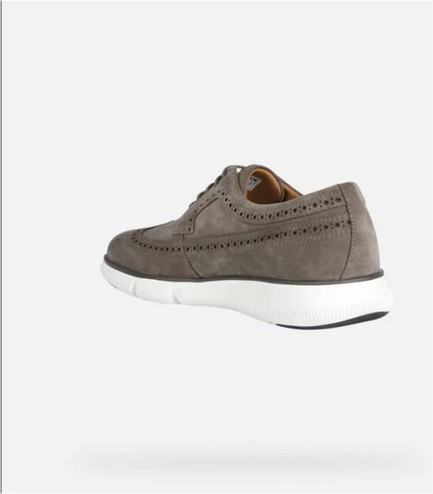 Geox Laced Shoes Gray Heren