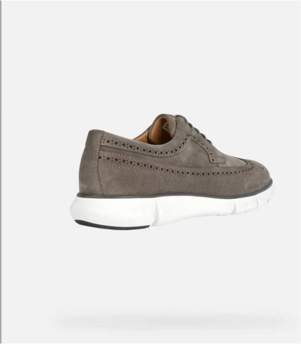 Geox Laced Shoes Gray Heren