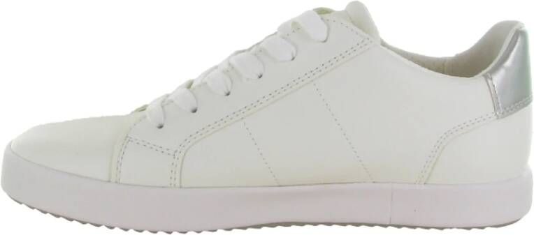 Geox Lage Gelsa Bloemen Sneakers White Dames