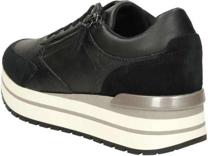 Geox Lage Sneakers Black Dames