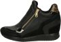 Geox Lage Top Sneakers Black Dames - Thumbnail 2