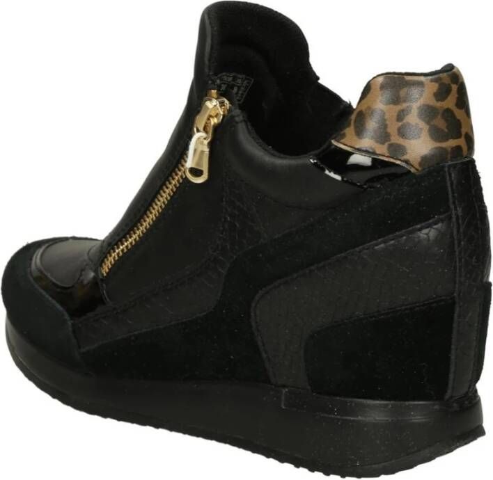 Geox Lage Top Sneakers Black Dames