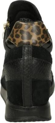 Geox Lage Top Sneakers Black Dames