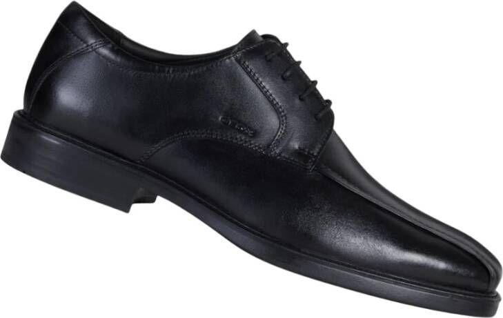 Geox Lage Veterschoenen Black Heren