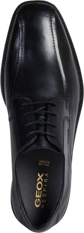 Geox Lage Veterschoenen Black Heren