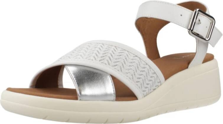 Geox Meliconia Wedges White Dames