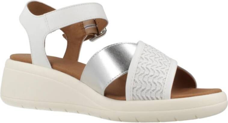 Geox Meliconia Wedges White Dames