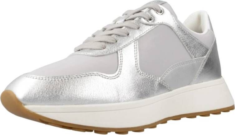 Geox Modieuze Sneakers voor Stijlvolle Looks Gray Dames