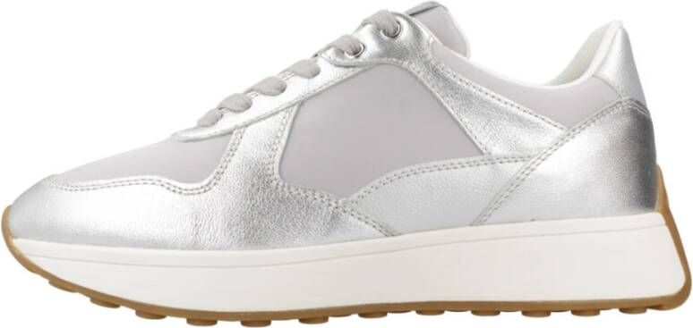 Geox Modieuze Sneakers voor Stijlvolle Looks Gray Dames