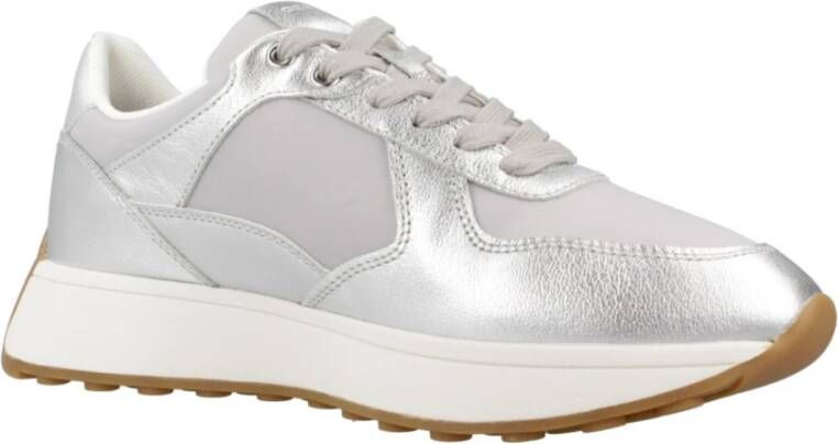 Geox Modieuze Sneakers voor Stijlvolle Looks Gray Dames