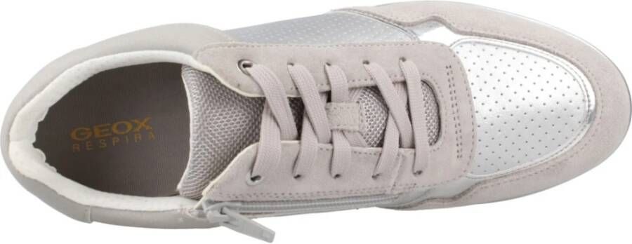 Geox Modieuze Sneakers voor Trendy Stijl Gray Dames