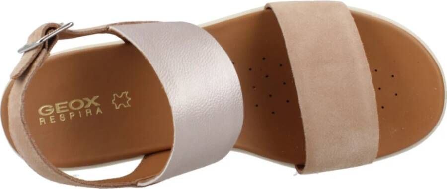 Geox Modieuze Wedges voor Vrouwen Brown Dames