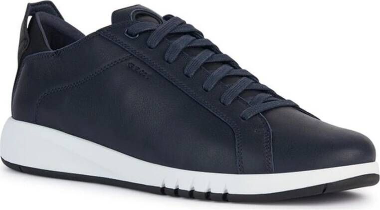 Geox Navy Black Aerantis Sneakers Blue Heren