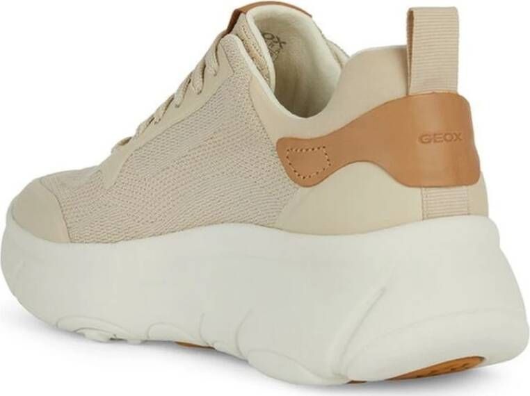 Geox Nebula 2.0 Beige Sneakers Vrouwen Beige Dames