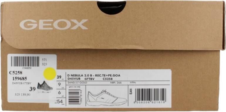 Geox Nebula 2.0 Sneakers Beige Dames