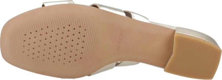 Geox Nieuwe EraKlia Sliders Yellow Dames