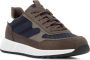 Geox Olijf Marine Sneakers voor Mannen Multicolor Heren - Thumbnail 3