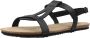 Geox Platte sandalen voor vrouwen Black Dames - Thumbnail 3