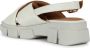 GEOX D35psa00085 Lisbona Sandalen Wit Vrouw - Thumbnail 4