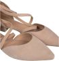 Geox Puntige Neus Enkelband Sandalen Beige Dames - Thumbnail 4