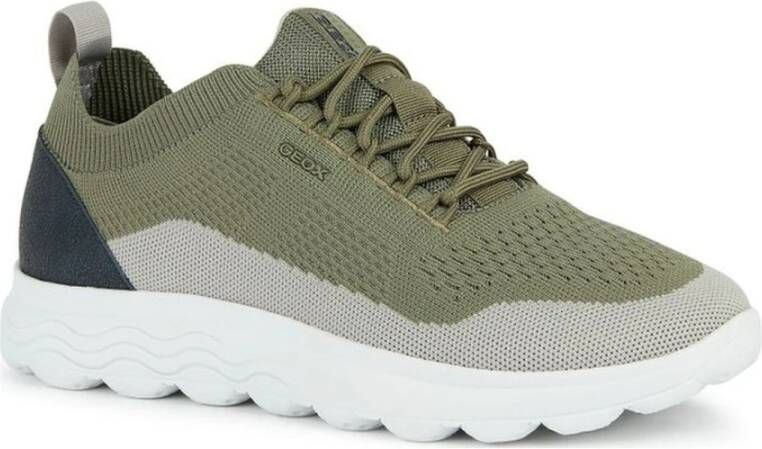 Geox Sage Rock Sneakers voor Mannen Green Heren