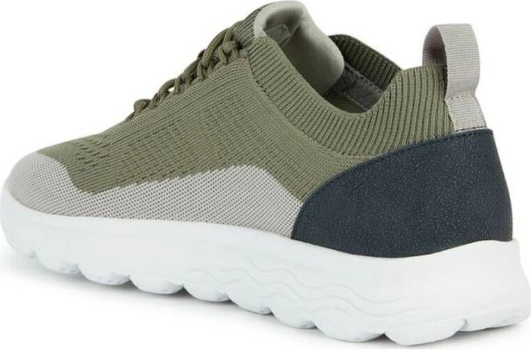 Geox Sage Rock Sneakers voor Mannen Green Heren