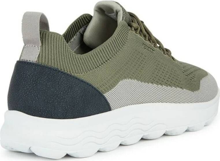 Geox Sage Rock Sneakers voor Mannen Green Heren