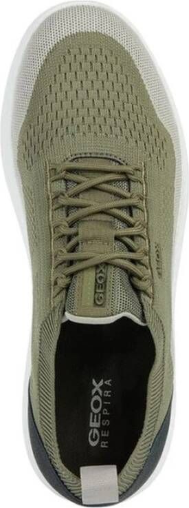 Geox Sage Rock Sneakers voor Mannen Green Heren